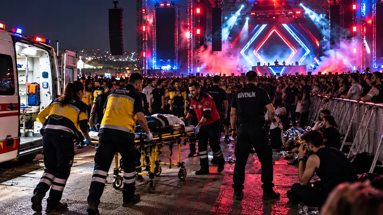 İstanbul’daki tekno müzik konserinde iki kişi hayatını kaybetti