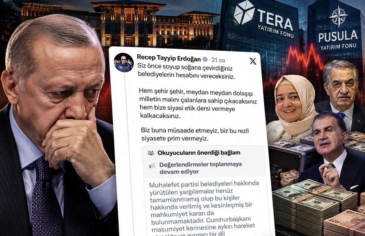 Erdoğan’ın “Belediyelerin hesabını vereceksiniz” tweetine beklemediği tepki: “Önce fon soygununun hesabını ver”